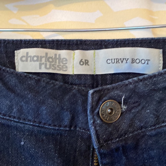 Charlotte Ruse bootcut curvy jeans size 6 - Picture 4 of 6